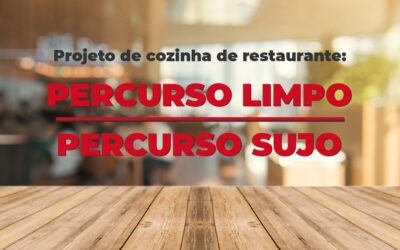 Projeto de cozinha de restaurante: percurso ‘limpo’ e percurso ‘sujo’